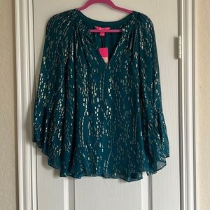 Lilly Pulitzer bell sleeve top